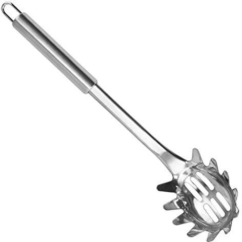 CALLARON Cuchara De Espagueti Cuchara De Fideos Cucharón Para Servir Espaguetis Espumadera Porta Utensilios De Oro Colador De Sopa De Olla Horneando Suite Colgable Acero Inoxidable
