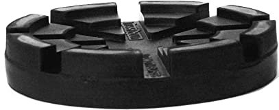 4er-Set Nussbaum Gummiauflagen Gummiteller Gummiauflage für Hebebühne Rund Ø 125 x 24 mit Stahlplatte superstark