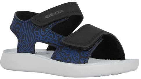 Geox Bébé garçon B Sandal Lightfloppy, Black Royal, 20 EU