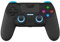 DRAGON SHOCK DragonShock - MIZAR BT - Controlador inalámbrico para PS4, PC y dispositivos móviles (Negro)