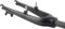 HIMALO 20'' 451 BMX-Starrgabel Carbon Faltrad-Gabel 28,6mm Gerade Gabelschaft Vorderradgabel C/V Bremse Scheibenbremse QR 9x100mm (Color : 451 Matte)