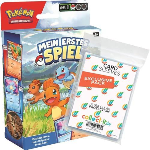 Pokemon My First Battle/Mein erstes Spiel - Schiggy & Glumanda - Deutsch + 100 Exklusive Collect-it.de Hüllen