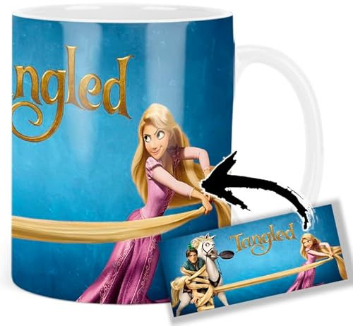 MasTazas Tangled Mandy Moore Rapunzel ZacharyLevi Flynn Taza Ceramica Mug