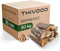 THIVOOD Brennholz 25 cm - Buchenholz & Eichenholz - Premium Feuerholz inklusive Anzündholz - trockenes 30 KG Hartholz mit unter 18% Restfeuchtigkeit - Ofenfertiges Kaminholz für Zuhause & Outdoor