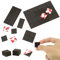 Magnetic Squares with 3M Adhesive Backing(144PCS Each 3/4 x 3/4),Self Sticky Pre-cut Magnet Tape Strip for Toldder Family Activities,Peel and Stick for Cards/Picture/Poster (80mil Magnet)