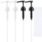 Sirup Pumpspender, 4 Stück Dosierpumpe für 25 und 38 mm Gewinde Flasche Sirup Pumpen Kaffee Sirup Spender Wiederverwendbar Sirup-Portionspumpen Dosierspender Pump Spender für Austernsauce Kochsaucen