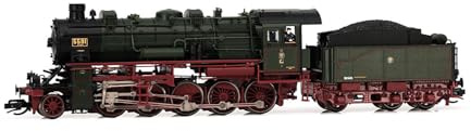 ARNOLD TT HN9066S KPEV, Dampflokomotive Baureihe 58.10-40, 3-Dom-Kessel, grün-braune Lackierung, Ep. Ich, mit DCC-Sounddecoder Lok - Dampf