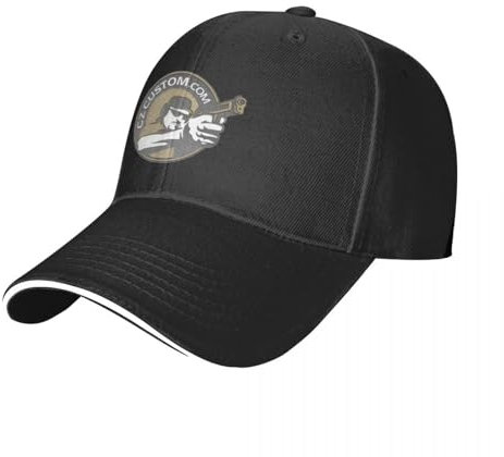CIZIEOE Baseballmütze Basecap CZ Pistole Mann Cooles Design Kappe Baseball Kappe Mann caps Angeln caps Elegante Frauen hüte Männer