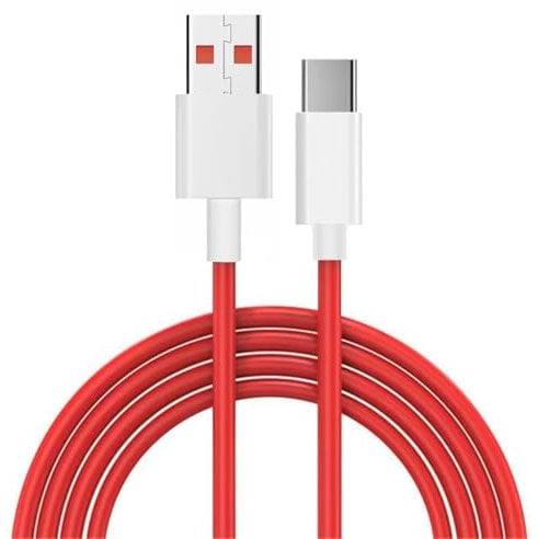 OnePlus 65W USB C Cable - 2M Length - Warp Charge for OnePlus 11, 10 Pro, Nord 2T, 8, 7 Pro, 7T, 6T, 6, 5, 3 - 480Mbps Data Transfer
