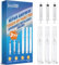 Refillable Touch Up Paint Pen Brush, 3 Pack Fillable Paint Pens Multiple Applications to Use, Pressable Touch Up Paint Brushes for Walls, Funiture, Cabinet, Wood, Floor, Cabinets, Window(6 Pcs Kit)