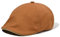 CLAPE Schirmmütze Herren Damen Schiebermütze Baskenmütze Flache Kappe Baumwolle Einstellbar Newsboy Cap Gatsby Mütze Orange NBAP2501