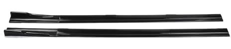 Minigonne Laterali Auto Per Ford Per Mondeo Per Focus Per Fiesta Per ST Per RS ​​Aletta Di Estensione Per Minigonne Laterali Auto Universali Da 2,2 M Minigonne Laterali(Glossy Black)