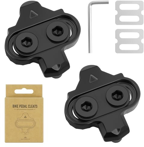 flintronic Fahrrad Cleats, mit rutschfesten Cleat Plates, Kompatibel mit Shimano MTB SPD Pedalen (SH51), SPD Cleats Set, für Mountainbike- und Indoor-Cycling-Schuhe