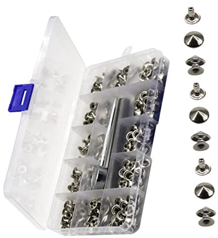 YOSADIER Remaches De Golpe Para Ropa y Accesorios Remaches De Cuero Artesanales De Para Encuadernar