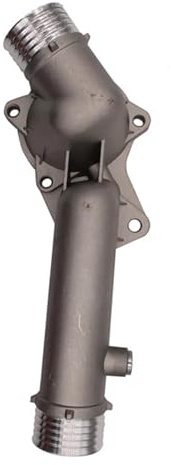 Thermostat mit Gehäuse Thermostatgehäuse passend für BMW 525i 325i M3 Z3 E34 E36 mit Dichtung, Aluminium 11531722531 11531740437 Thermostat Kühlmittel