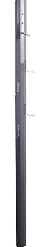 M2 Kollektion 701971 Palo Garderobe, Holz, anthrazit hochglanz, 185 x 8 x 4 cm