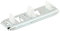Prime Line mp6560 Bypass Tür Guide, verstellbare, Nylon/Edelstahl, 2 Stück