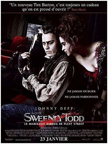 Sweeney Todd Filmposter Original (Format 160 x 120 cm gefaltet) Tim Burton Johnny Depp