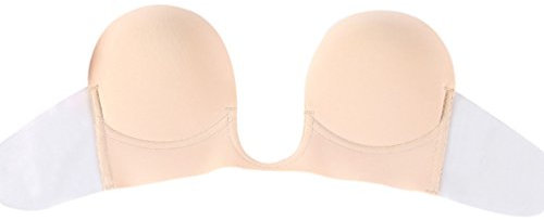 Yuncai Donna Senza Schienale Reggiseni Adesivi Morbido Confortevole Senza Spalline Reggiseno Invisibile Nudo C