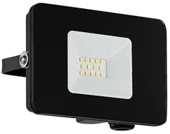 Eglo LED Outdoor Spotlight Faedo 3, Single-Flame Outdoor lamp | aluminium wall spotlight, colour: white, glass: clear, 10 watts, IP65