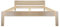 LIEGEWERK Massivholzbett Designbett mit Kopfteil 200x200 cm Bett Holz massiv Bettgestell (200cm x 200cm)