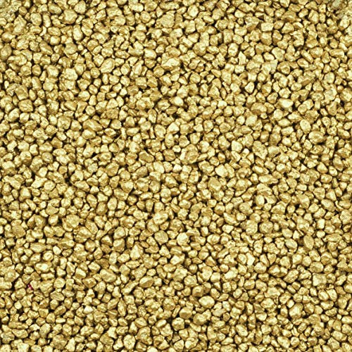 Fuchs seit 1895 Dekogranulat Farbkies Dekosteine 2-3mm 1000g in versch. Farben, Farbe:gelbgold