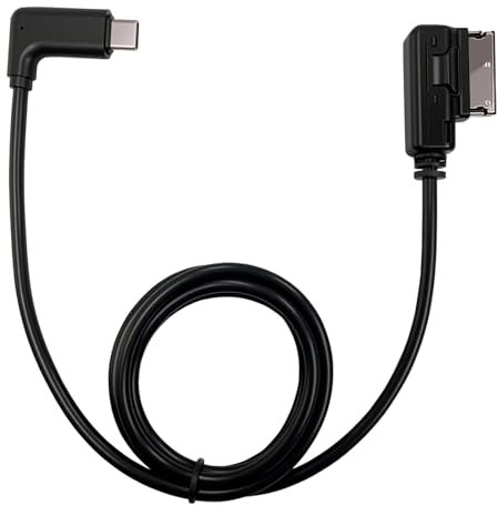 LITEMATIRA Media Interface Aux Kabel mit Typ C kompatibel mit Mercedes Benz COMAND-APS NTG4.5 B C E G CLS GLK Klasse 2011-15 für 15 15 Plus 15 Pro Max
