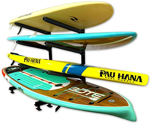 4 Paddleboard Dock Storage Rack Outdoor Over The Water Sup Mount, HeavyDuty Metal Pier Stand, Holds 400 Lbs