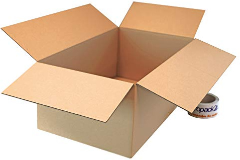 10x Versandkartons 500x300x200mm | FEFCO 0201 Faltkartons | einwellige Kartonagen