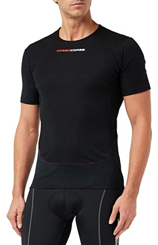 Castelli Men's Prosecco TECH Short Sleeve T-Shirt, Black, M