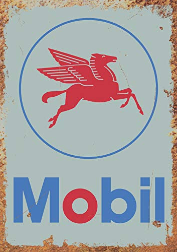 Targa in metallo per garage in stile vintage, stile vintage, in metallo, per benzina, olio e garage (formato A5, 200 x 150 mm)