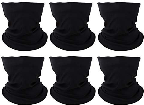 GUIFIER 6 Stück Nahtlose Bandanas Gesicht Maske Stirnband Schal,Multifunktionale Kopfbedeckung,Headwrap Bandana Kopftuch Wickeln Haarband,Schaltuch Bandana Maske Halstuch Kopftuch UV Widerstand