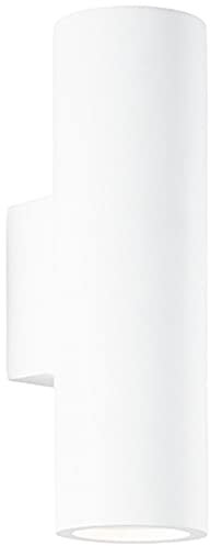 BRILLIANT Lampe, Elion Wandleuchte 2flg. Up/Down weiß, Gips, 2x PAR51, GU10, 6W,Reflektorlampen (nicht enthalten)