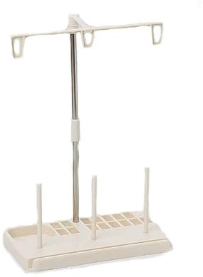 Garnrollenhalter,Spulenhalter DREI Kegel Spulenständer Kunststoff Nähfadenhalter 3 Maschinenstickgarn für Stickerei Nähen Quilten Maschinen
