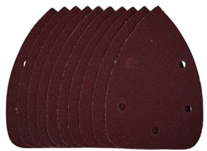 Draper Detail Sanding Sheets with Hook and Loop, 140mm, 80 Grit, SSD2 (Pack of 1