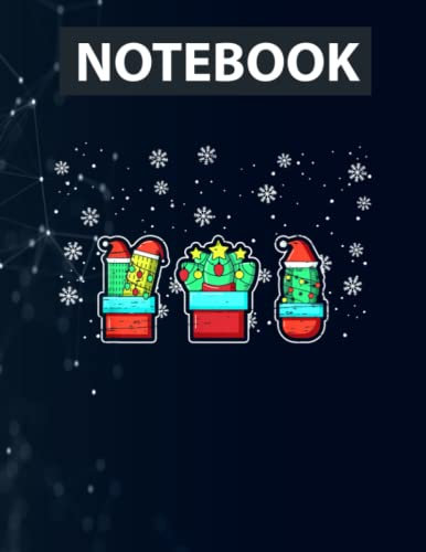 Succulent Thorn Prick Plant Cactus Christmas Xmas Season Art 130 Pages 8.5''x11'' in DotLine