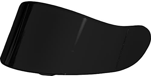Broken Head Ersatz-Visier für Motorradhelme - Auswechselbares Visier für Integralhelm Bavarian Patriot Schwarz