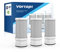 Vortopt Ricambio certificato NSF per acqua rubinetto T1-ACF/T2-ACF, 9-12 mesi di vita, riduce cloro, sapore e odore T1/T2 (confezione da 3)…