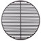 Grille de cuisson ronde en fonte émaillée D = 54 cm - Grille de barbecue en fonte - Plaque de cuisson - Grille pour barbecue, accessoires de barbecue