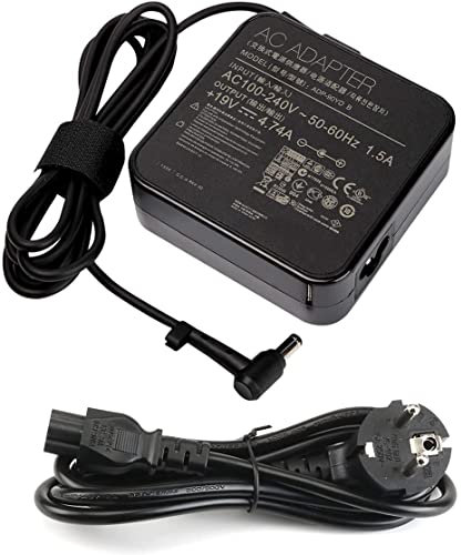 Laptop Ladegerät 19V 4.74 A 90W PA-1900-92 ADP-90YD D AC Adapter kompatibel für ASUS N55SL N75 N75E N75S N75SF U46JC U46S U46SD U46SV Laptop Netzteil