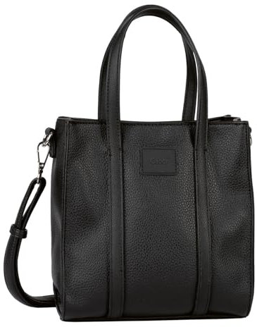 Gabor bags Elfie Damen Shopper Umhängetasche Reißverschluss Mittelgroß Schwarz