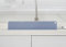 XKONG Paraspruzzi in silicone per lavello, paraspruzzi per lavello, paraspruzzi riutilizzabile, lavapiatti per cucina (blu)