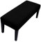 Lollanda Universal-Bezug für Esszimmer-Bank, Stretch Dining Bench Cover, Elastische Stretch Husse für Hotel, Bankett, Restaurant, Wohnzimmer, Schlafzimmer (Schwarz)