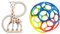 Vulli - Frische-Touch - Sophie La Girafe - Beißring frisch & Bright Starts, Oball Classic, flexibler und leicht zu handhabender Ball, sensorisches Aktivitätsspielzeug