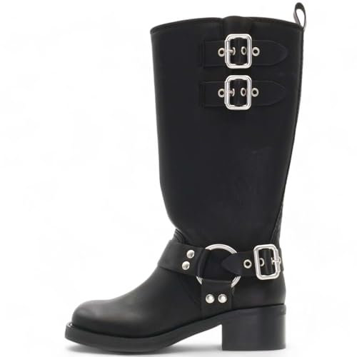 Steve Madden SENZA TEMPO + RESISTENTE + ESSENZIALE Ispirato al classico design industriale, lo stivale al ginocchio EASTERN è caratterizzato da cinturini con fibbia.Tomaia in similpelle