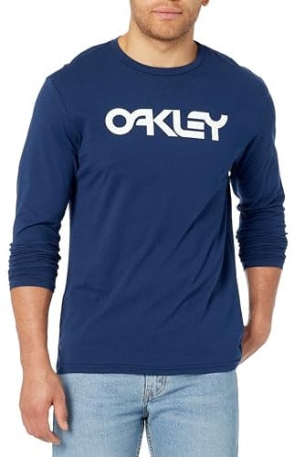 Oakley Man Long Sleeve, Blue, Medium