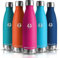 Grsta Gourde - Gourde Isotherme - 500ml - Bouteille Isotherme, sans BPA, Gourde INOX Reutilisable, Gourde Enfant & Adulte pour école, Bureau, Gym, Voyage