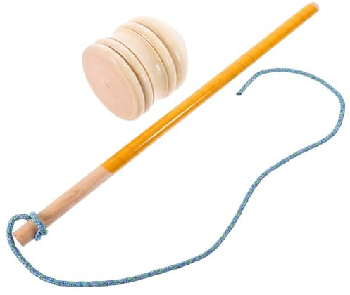 Abaodam Pumpkreisel Fitnessstudio-Tops Spielzeug Für Kinder Spielzeug Holzkreisel Kreiselspiel Spielset Für Kinder Kampfkreisel Holz Brummkreisel Im Mittleren Alter Jacke Hölzern Bambus