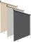 HOMEDEMO Außenrollo Senkrechtmarkise Außen, sonnenschutzrollo Outdoorrollo, aussenrollo Wetterfest Windschutz Sichtschutz, Vertikalmarkise für Balkon & Terrasse, 140x240cm(BxH) Anthrazit