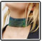 Dishowme Pailletten Choker Halskette breite Metall Pailletten Halsband Hip-Hop Punk Halskette Schmuck für Frauen Mädchen (Blau)
